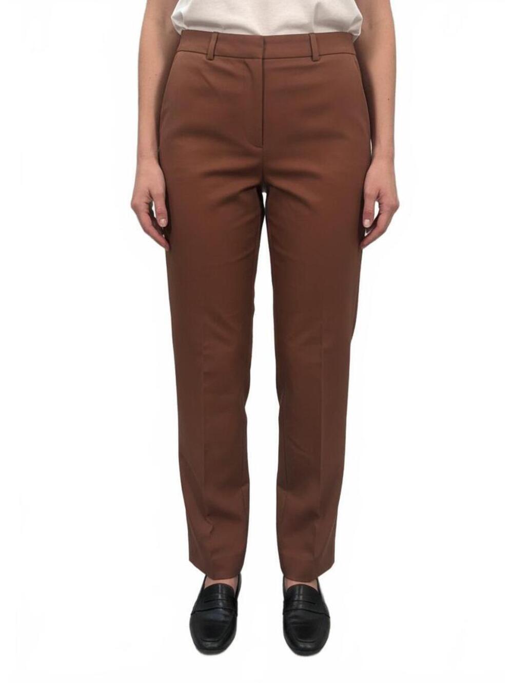 Boden Full Length Canonbury Trousers in Brown, US Size 8 Regular